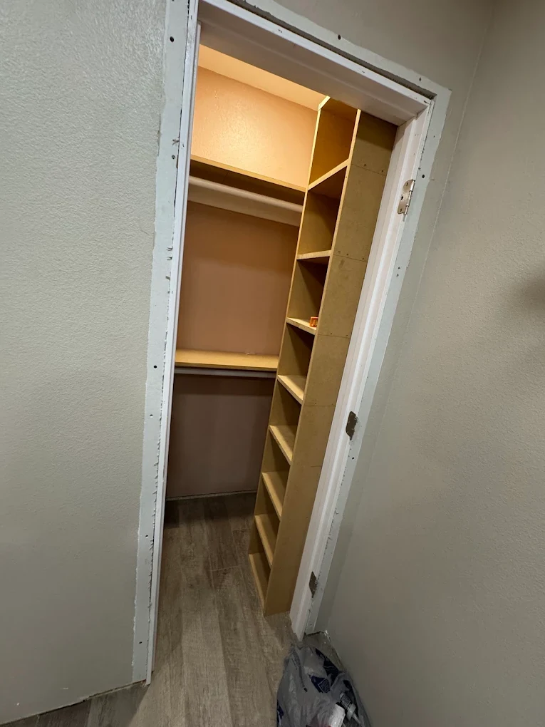 Closet shelving and storage